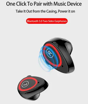 HobbyLane Smart Skatīties Aproce & Wireless Bluetooth Austiņas 2-in-1 Sporta Smart Aproce Neredzamo Magnētisko Uzlādes Earbuds
