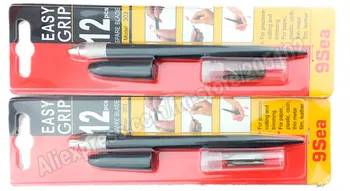 Hobijs Nazi + 12pcs Blade Nažu komplekts , Nerūsējošā tērauda Pildspalva Naži papīra, plastmasas,auduma,ādas multi-purpose DIY rīks darbu