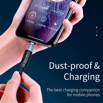 HOCO Magnētisko Kabeļu ForiPhone Kabeļu XS Max X 7 5 6 Plus Tālruņiem Ātra Uzlāde USB CableData Vadu ForiPhone 11 Pro lādētāja vads