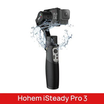 Hohem iSteady Pro 3 3-Ass Rokas Splash Pierādījums Gimbal Stabilizators DJI Osmo Rīcības GoPro Hero 7 6/5/4/3 Sony RX0 par SJCAM