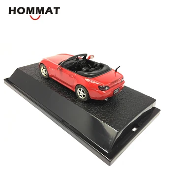 HOMMAT Simulācijas 1/43 Honda S2000 Sporta Kabrioleta Modeļa Automašīnas Sakausējuma Lējumiem Rotaļlietas Transportlīdzekļa Iegūstama Automašīnas Modelis Rotaļlietas Bērniem