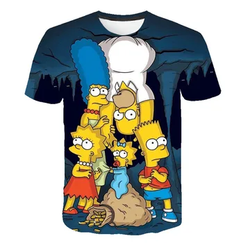 Homērs Simpsons 3d Druka T Kreklu Bart Simpson House Apģērbu Homērs Simpsons sporta krekls apģērbi apģērbu vīriešiem un sievietēm Simpson