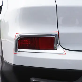 Honda CRV CR-V 2016 Auto Aizmugures Miglas lukturi Lukturi Bufera Uzlīmes, Segt ABS Chrome Ārpuse Veidošanas Piederumi Apdares 2gab