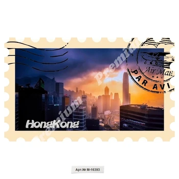 Hong Kong, suvenīru, dāvanu magnēts kolekcija