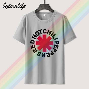 Hot Chili Logo T Krekls Vasaras Drukāt Melns T Krekls Drēbes, Tautas Krekls, Kokvilnas T-Veida Pārsteidzošs Īsām Piedurknēm Unikālo Vīriešu Tops