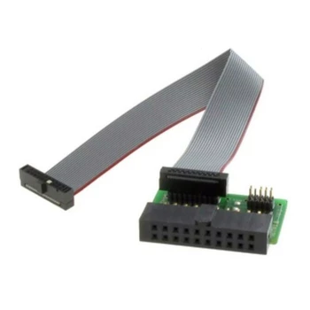 HPI-0195C PRO adapteri valdes / 20pin ar 20pin 2.54 līdz 1,27 mm adatu pagarinātāja vads