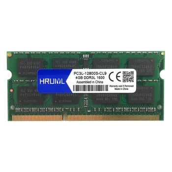 HRUIYL PC3L-12800S 1600 Atmiņas DDR3L 8 GB, 4 GB un 2 gb 1600 MHz Klēpjdatoru sodimm Ram PC3L 12800 1.35 V Notebook sdram Memoria