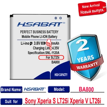 HSABAT 3600mAh BA750 Baterijas Sony Ericsson LT15i xperia Arc S LT18i X12