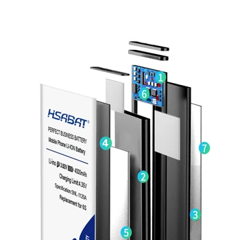 HSABAT 4000mAh Mobilā Tālruņa Akumulators iPhone 6s 4.7 collu / par iphone6s 4.7