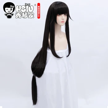 HSIU Spēle Godības Ķēniņš cosplay Spēle ādu Xishi cosplay parūka Melni gari taisni mati