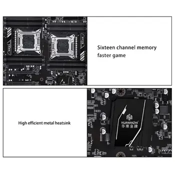 HUANANZHI X79-16.D Mātesplati par In-tālr Dual CPU LGA 2011 DDR3 1333/1600/1866
