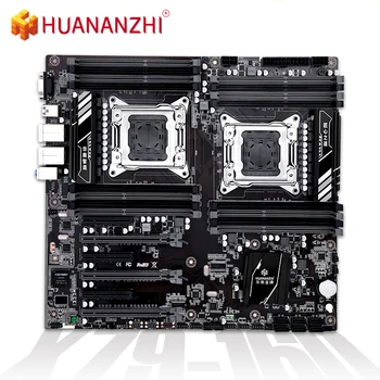 HUANANZHI X79 16.D X79 Pamatplates Intel Dual CPU LGA 2011 REG ECC DDR3 1333 uz 1600 1866MHz USB3 SATA3.0 E-ATX witht VGA