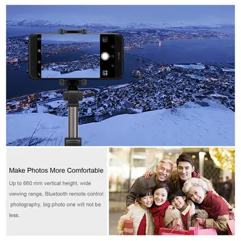Huawei Honor bezvadu Selfie Nūju Statīvs Portatīvo Bluetooth3.0 Monopod iOS/Android/Huawei smart tālrunis AF15