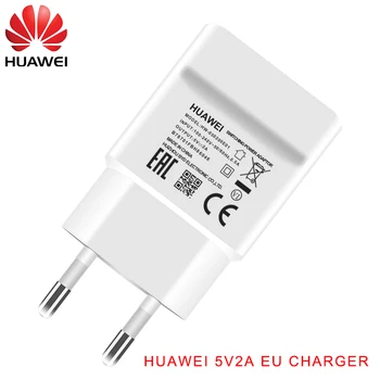 Huawei ir pārslēdzama Strāvas Adapteris, Oriģināls 5V2A Sienas Lādētājs Micro USB C Tipa Kabeli P8 P9 P10 20 Mate20 Godu 10 8 7 X Y 9 7 6