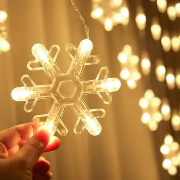HUIRAN Pasaku Zvaigžņu LED Gaismas Ziemassvētku Rotājumi Mājās Guļamistaba Partijas Apdare 2020. Gadam Navidad Noel Laimīgu Jauno Gadu 2021