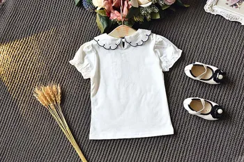 Humora Lāču Mazuli Meitenes Apģērbu Uzstādīt Jaunu Vasaras Saldais Loku Īsām piedurknēm T-krekls+Bikses Bērniem, 2GAB Uzvalks Bērnu Bērniem Drēbes Meitenei
