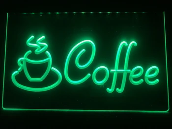 I433 Kafijas Tasi Veikals Kapučīno, Cafe LED Neona Gaismas Zīme