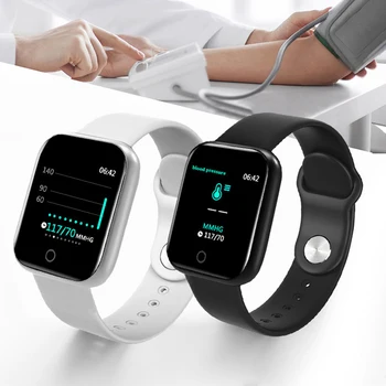 I5 Smart Skatīties Vīriešu un Sieviešu Modes visu Touch Bluetooth Pulkstenis Saprātīga Fitnesa Sirds ritma Monitors Smartwatch 
