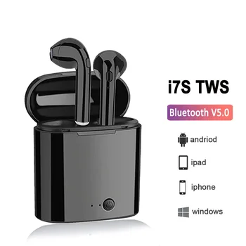 I7s TWS Bezvadu Austiņas Earbuds Bluetooth Austiņas ar Uzlādes Lodziņā Brīvroku auss Sporta Austiņas PK i12 i9s i90000 Pro