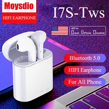I7s tws Bezvadu Austiņas kvalitātes skaņu ausu Austiņas Bezvadu Bluetooth Austiņas Lādēšanas lodziņā Visiem mobilais tālrunis