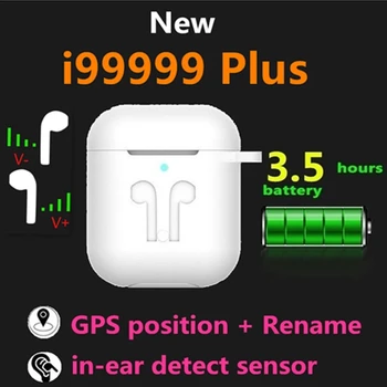 I99999 Plus TWS Skaļuma Kontrole Super Bass Bezvadu Earbuds Air2 Earbuds Pārdēvēt Bluetooth 5.0 Austiņas PKi90000PlusTWS i90000 Maks.