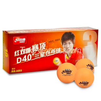 IDD 3-Zvaigžņu Galda Tenisa Bumbiņu D40+ Oranža Plastmasas Poli Sākotnējā IDD 3 ZVAIGŽŅU Dzeltena Ping Pong Bumbiņas