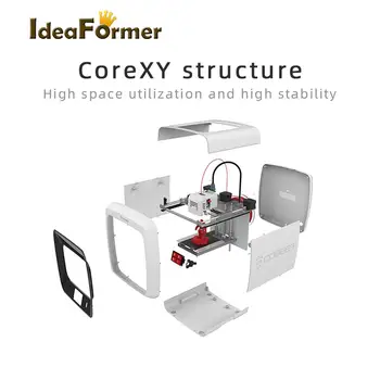 Ideaformer Cobees 3D Printeri Darbvirsmas CoreXY Struktūru, Augstu Precizitāti Easyuse Samontēti Mini FDM Profesionālo 3D printeri