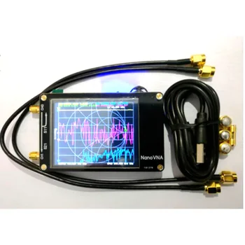 Iebūvēts akumulators & Metāla Vairogs NanoVNA VNA 2.8 collu LCD HF, VHF UHF UV Vektora Tīkla Analizators 50KHz ~ 900MHz Antenas Analyzer