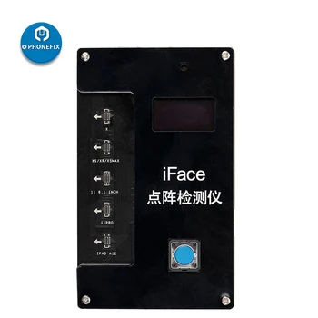 IFace Sejas Dot Matrix Testeri Face ID Remonts Testeri iPhone X/XS/Xr/Xsmax/11Pro Max iPAD A12 Vienu klikšķi, lai Atklātu Dot Projektoru