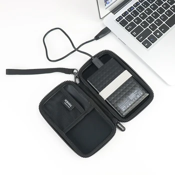 IKSNAIL Digitālo Gadījumā Aizsargātu Somas Rūtiņu WD Cieto Disku Multi-izmērs Power Bank USB Kabeli, Lādētāju, Ārējo Cieto Disku, Maisiņš Gadījumā