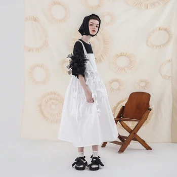 Imakokoni balta siksna, svārki, oriģināls dizains, loku Japāņu savvaļas kleita 20 Amoi 202927