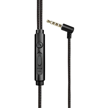 IMice D15 auss Sporta Austiņas 3.5 mm HiFi Earbuds ar Mikrofonu Saprātīga Vadu Kontroles Stereo Austiņas