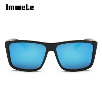Imwete Classic Polarizētās Saulesbrilles, Vīriešu Zīmola Dizainere Taisnstūris, Saules Brilles Vīriešu Braukšanas Brilles Briļļu Vintage UV400 Sunglass