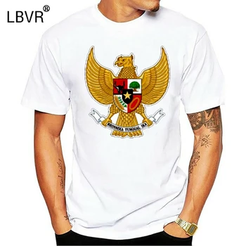 Indonēzijas Valsts Ģerbonis T-Krekls, T-Veida Krekls Bezmaksas Uzlīmes Indonēzija Karoga Idn Vīriešu Apģērbu, Tee Krekls