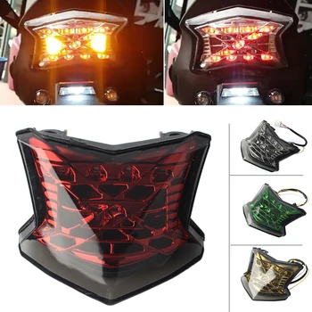Integrēta Taillight 12V Motocikla Aizmugurējā Bremze LED Aizmugurējie bremžu Gaismu Lampas Kawasaki Ninja 650 Z900 Z650 ABS 2017-2018