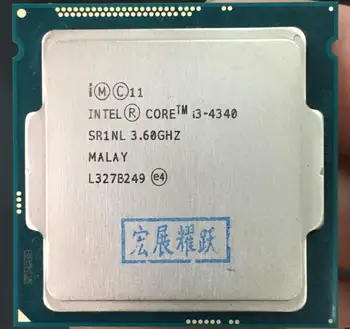 Intel Core I3 Procesors 4340 I3-4340 LGA1150 22 nanometers Dual-Core darba pareizi Darbvirsmas Procesors