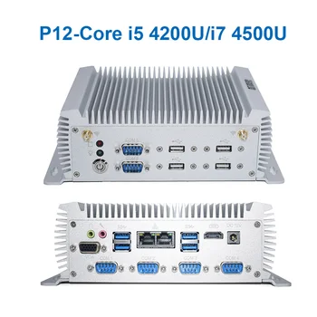 Intel Core i5 8250u Četrkodolu minipc dual nuc i7 5500U Windows 10 Linux Rūpniecisko Datoru COM HDMI VGA j1900 Plānais Klients