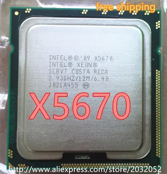 Intel Xeon X5670 x5670 Procesors 2.93 GHz/LGA1366/12 MB L3 Cache/Seši Coreserver CPU x5670