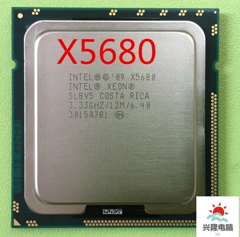Intel Xeon X5680 CPU procesors 3.33 GHz LGA1366 12 MB L3 Kešatmiņu Sešiem galvenajiem servera CPU Bezmaksas Piegāde ,