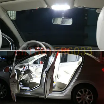 Interjera led Auto lukturi BMW 6 convertible f12 kabriolets Lasījumā dome spuldzes automašīnām bez kļūdām Licences Plāksnes Gaismas 10pc/daudz