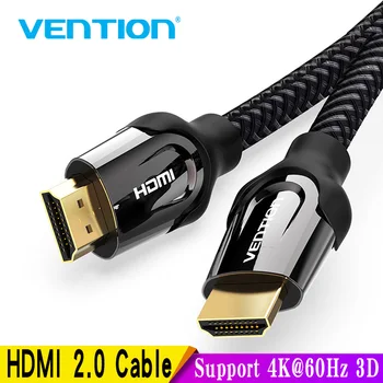 Intervences HDMI Kabeli 4K HDMI uz HDMI 2.0 Kabelis Vadu PS4 Apple TV 4K Sadalītāja Maiņa Kārbas Paplašinātājs 60Hz Video Cabo Kabelis HDMI 3m