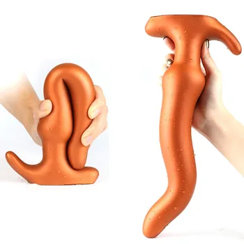 Intīmo preču Milzīgs mīksts silikona butt plug anālais dildo prostatas massager geju anālā plug pieaugušo uzstādīt rotaļlietas tūpļa dilator maksts seksa