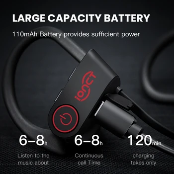 IONCT IPX7 Ūdensizturīgs 5.0 Bluetooth austiņas Trokšņa Slāpēšanas HiFi Stereo bezvadu austiņas austiņu Sporta Earbuds tālruni
