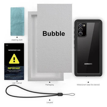 IP68 Ūdensnecaurlaidīga Niršanas Case For Samsung Galaxy Note 20 S20 Ultra Gadījumā Peldēt Ūdens-resostant Segums, Samsung, Ņemiet vērā, 20 Ultra Capal