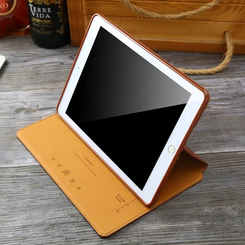IPad Air2 9.7 Collu Retro Genuine Leather Flip Case for iPad Air1 Universālā Biznesa Stāvēt Smart Cover, Apple iPad5 iPad6