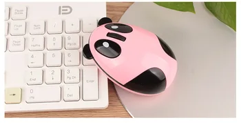 Ipad Izslēgt Uzlādējamā Bluetooth Peli Cute Girl Pink Panda Peles Bezvadu Bluetooth Peli 1200Dpi Birojs