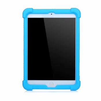 IPad Mini 1/2/3 Gadījumā par Bērnu drošību Triecienizturīgs Gumijas, Silikona Gadījumā Stāvēt Segtu Statīvs Statīvs Cover for iPad mini Būtiska Capa