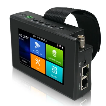 IPC1800plus 8MP, 5-IN-1 TVI AHD CVI Analog IP CCTV Kameru Testētājs Veidot Akumulatora Drošības Testētājs Monitora Video, Audio Testa PTZ