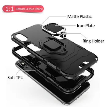 IPhone SE 2020 Gadījumā Goyar Bruņas Magnētisko Iesūkšanas Stāvēt Triecienizturīgs Pilnas Malas Bumper Case For iPhone SE 2020. gadam A2296 A2275 A2298
