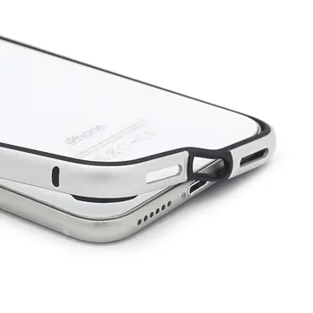 IPhone X XS Max XR 11 Pro 12 Mini 12Pro Bufera Lietā Alumīnija Metāla Rāmis, Silikona Vāciņu, Triecienizturīgs Coque Telefonu Aksesuāri